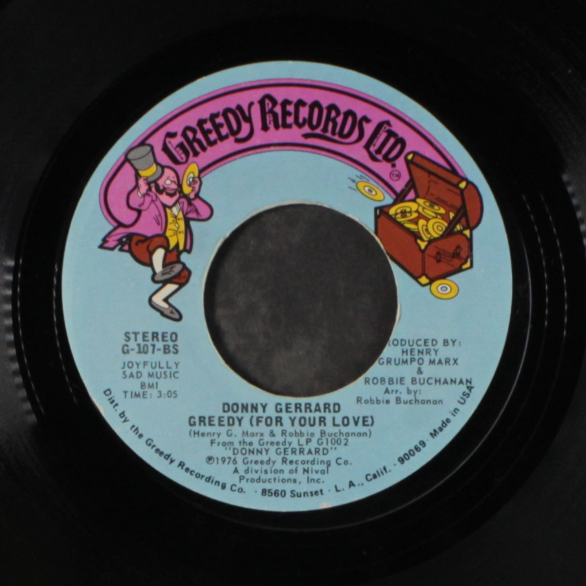 he's always somewhere around / greedy by DONNY GERRARD