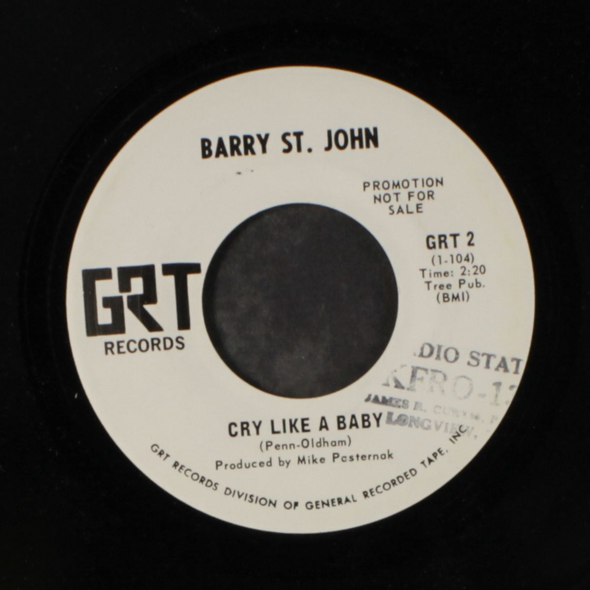long and lonely night / cry like a baby by BARRY ST. JOHN