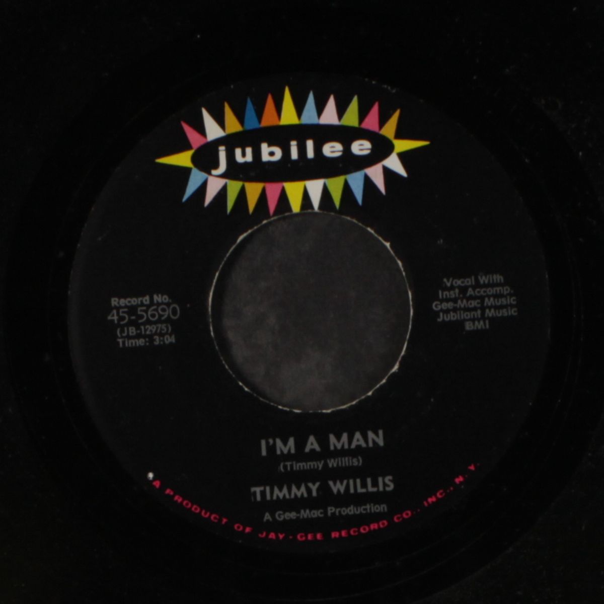 easy as saying 1-2-3 / i'm a man by TIMMY WILLIS