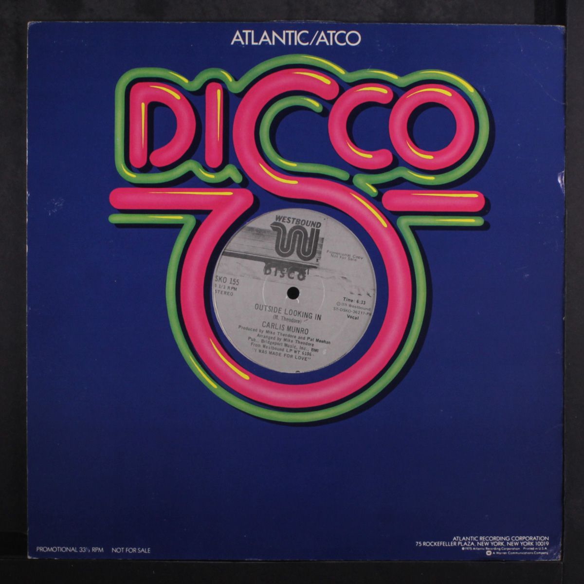boogie up, rock down...ride a funky starship / outside looking in by CARLIS MUNRO