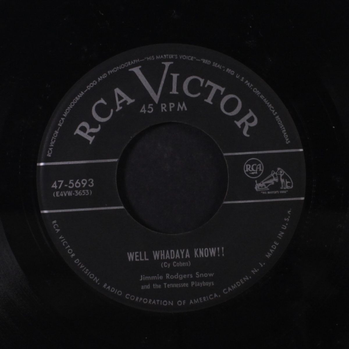 my fallen star / well whadaya know!! by JIMMIE RODGERS SNOW