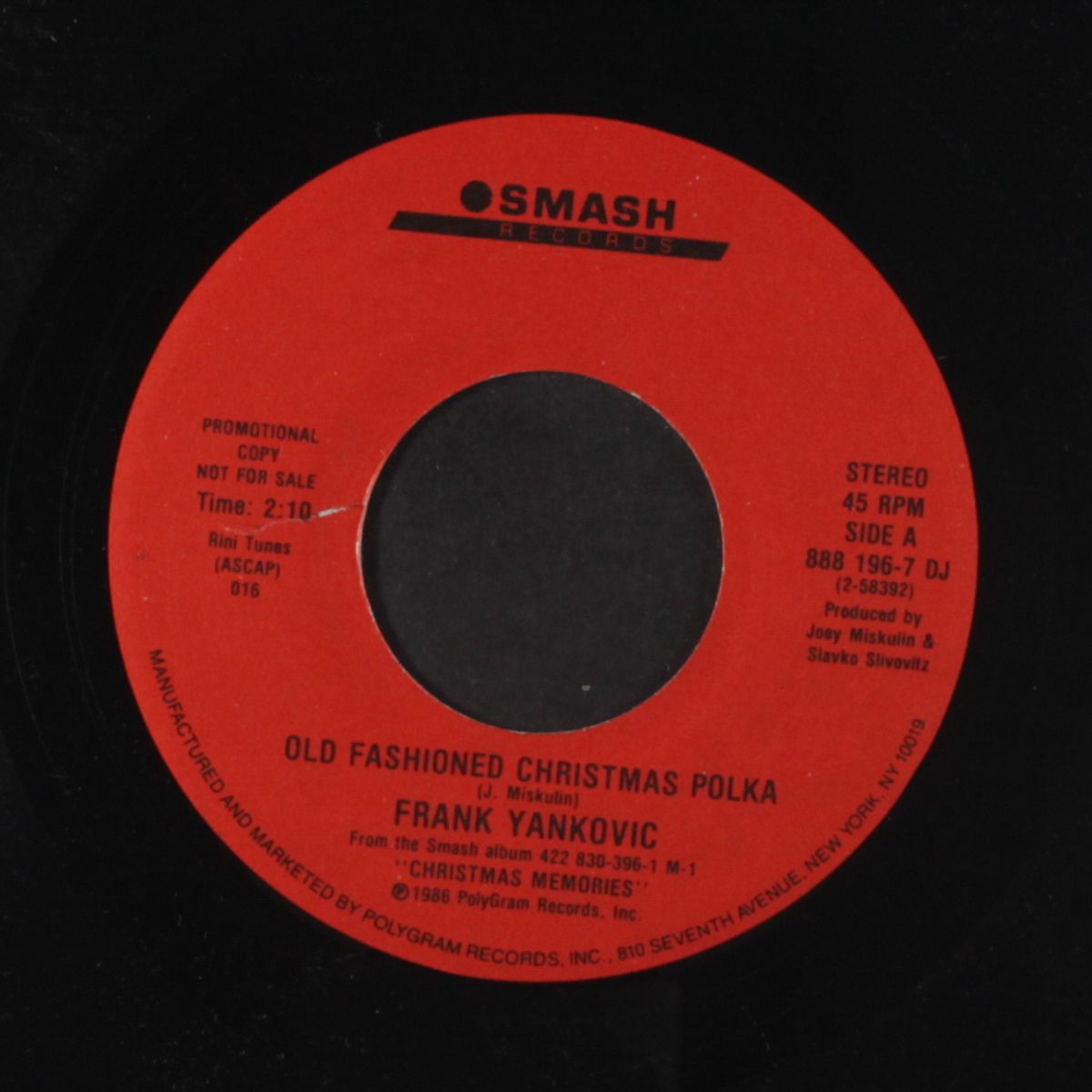 old fashioned christmas polka by FRANK YANKOVIC