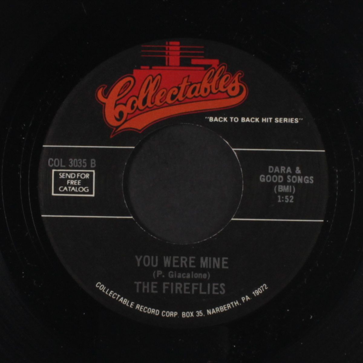 tragedy / you were mine by THOMAS WAYNE / FIREFLIES
