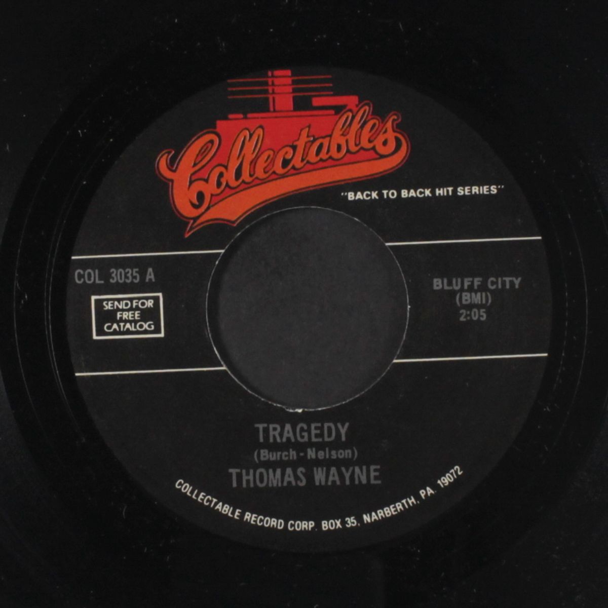 tragedy / you were mine by THOMAS WAYNE / FIREFLIES