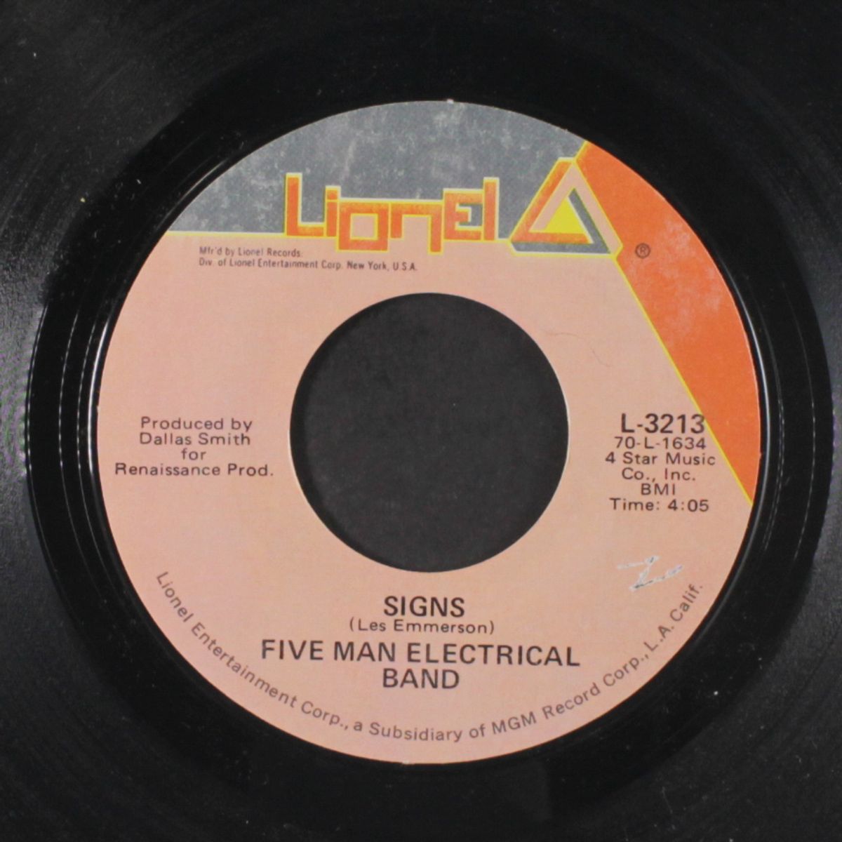 signs / hello melinda goodbye by FIVE MAN ELECTRICAL BAND