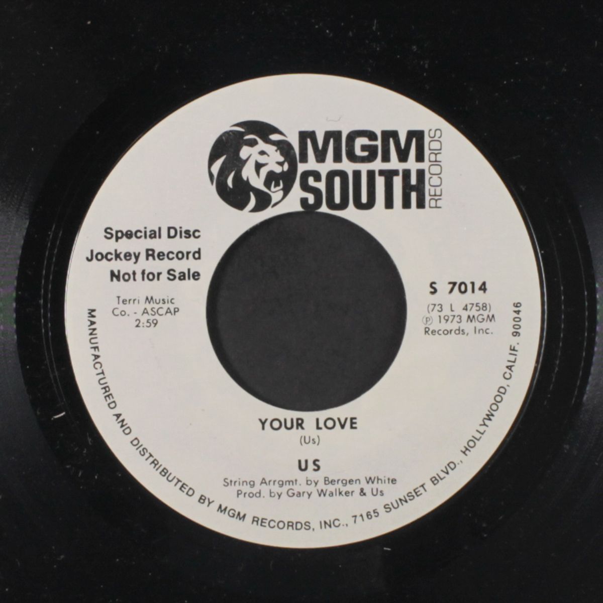 your love / it'll do by US