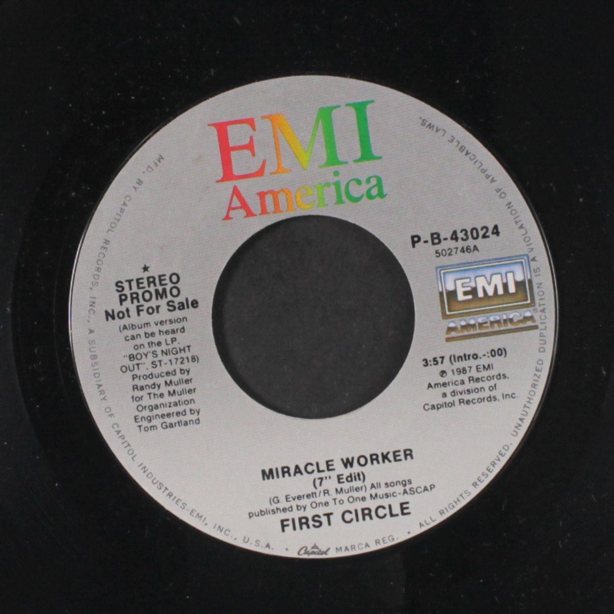 miracle worker / same by FIRST CIRCLE