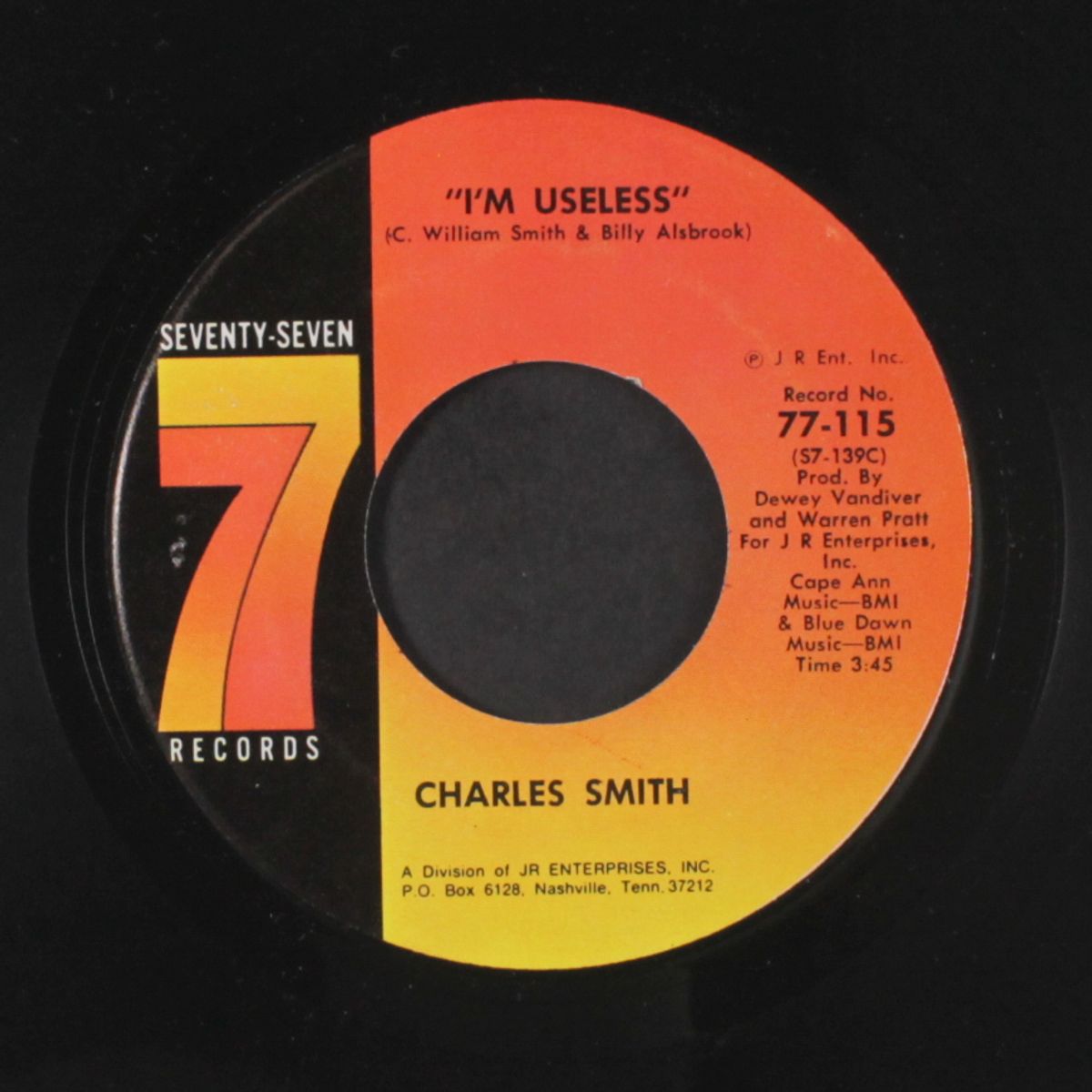 i'm useless / pull me out of the water by CHARLES SMITH