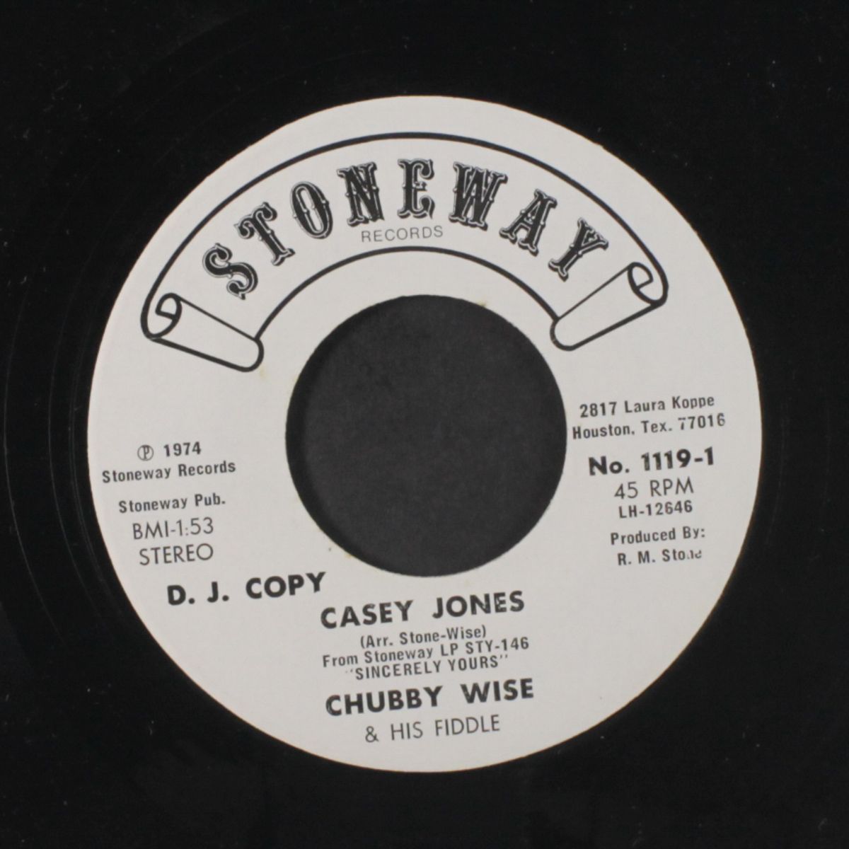 casey jones / a fool such as i by CHUBBY WISE