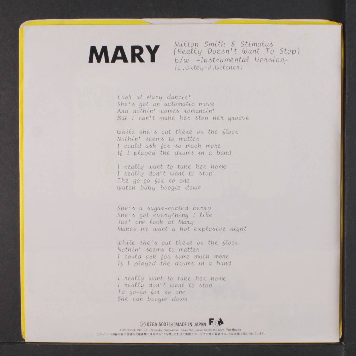 mary / instro by MILTON SMITH & STIMULUS