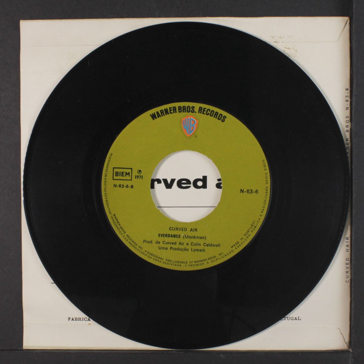 back street luv / everdance by CURVED AIR