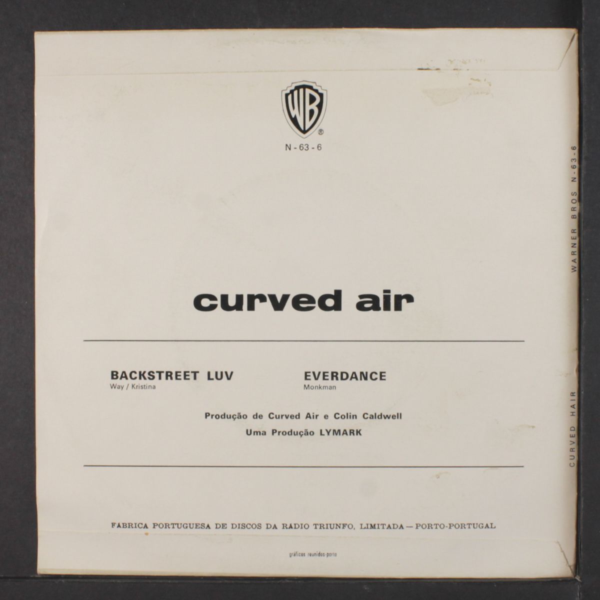 back street luv / everdance by CURVED AIR