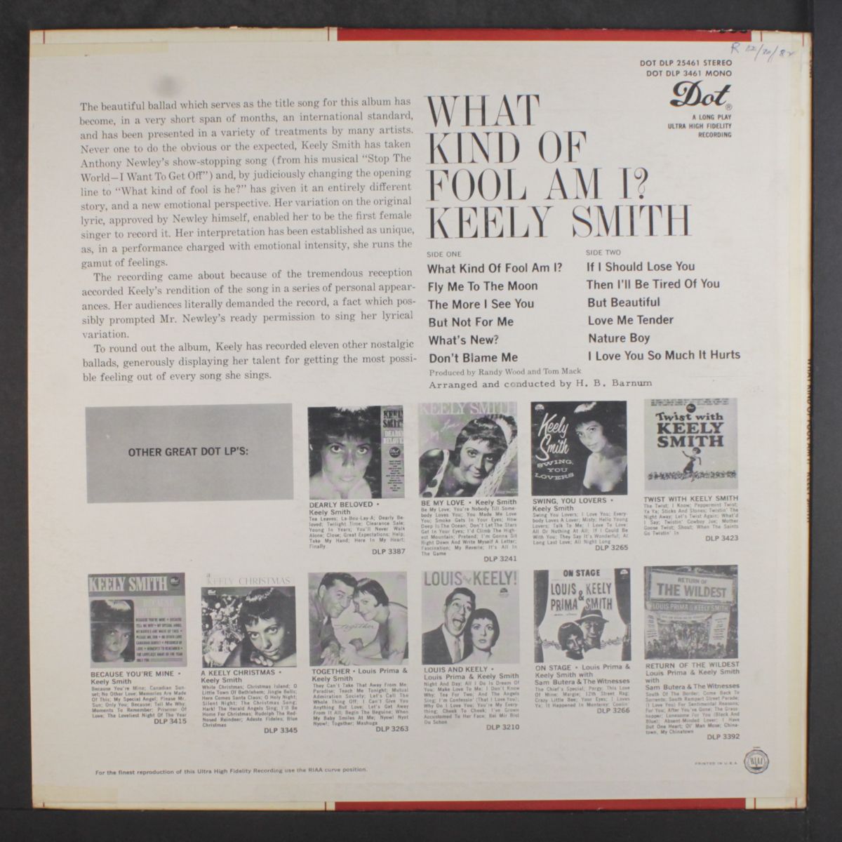 what kind of fool am i? by KEELY SMITH