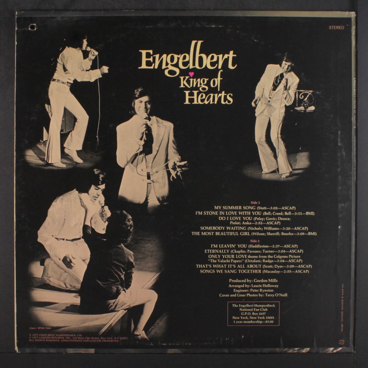king of hearts by ENGELBERT HUMPERDINCK