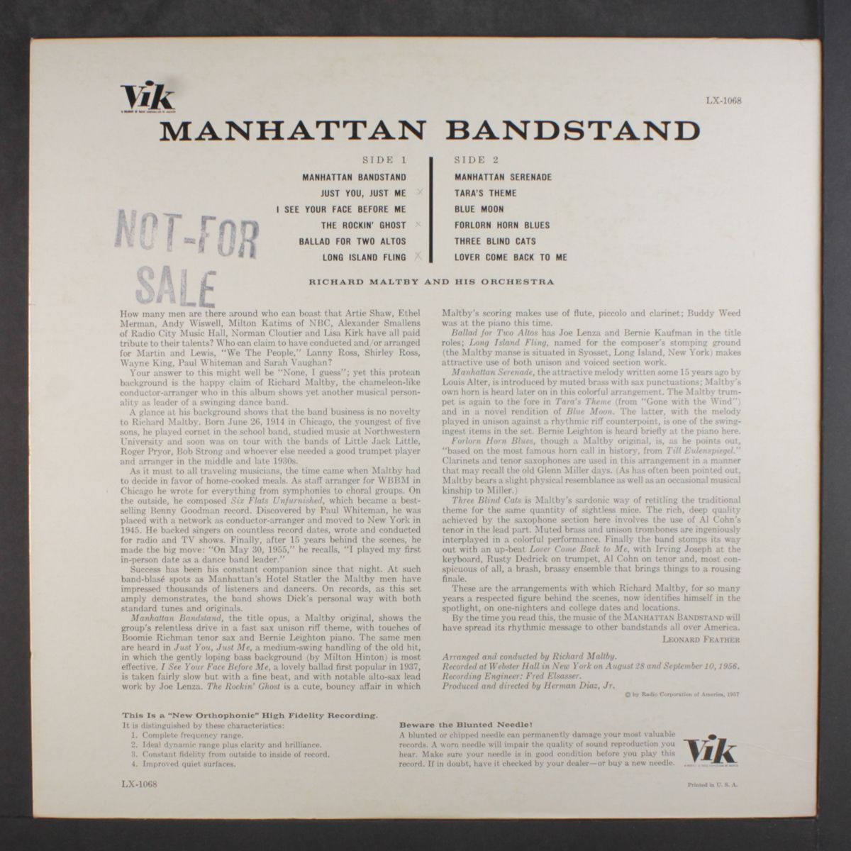 manhattan bandstand by RICHARD MALTBY