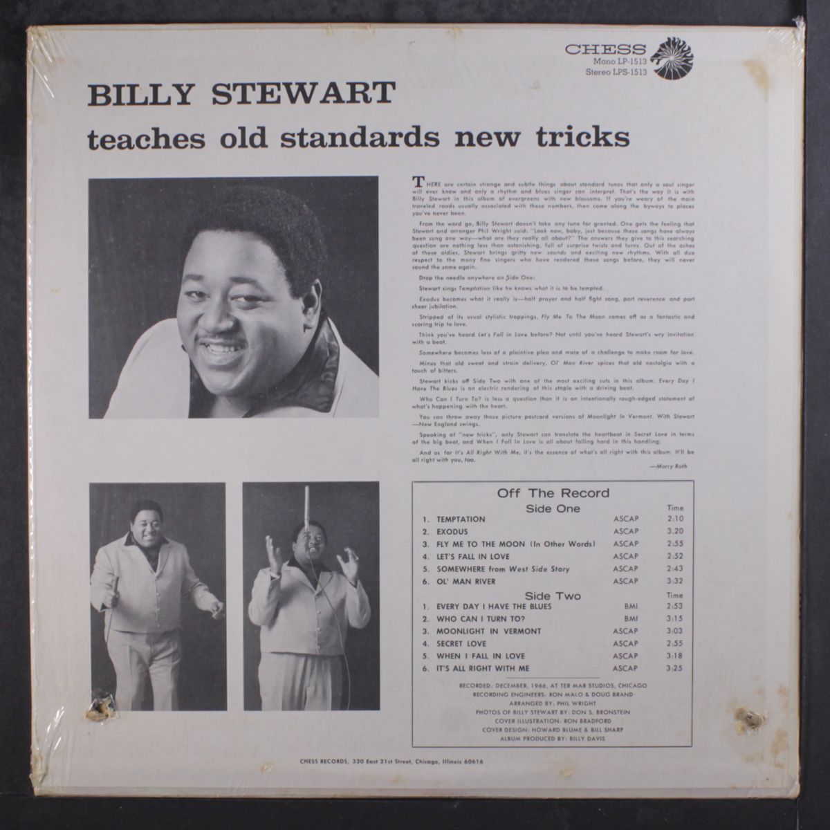 teaches old standards new tricks by BILLY STEWART