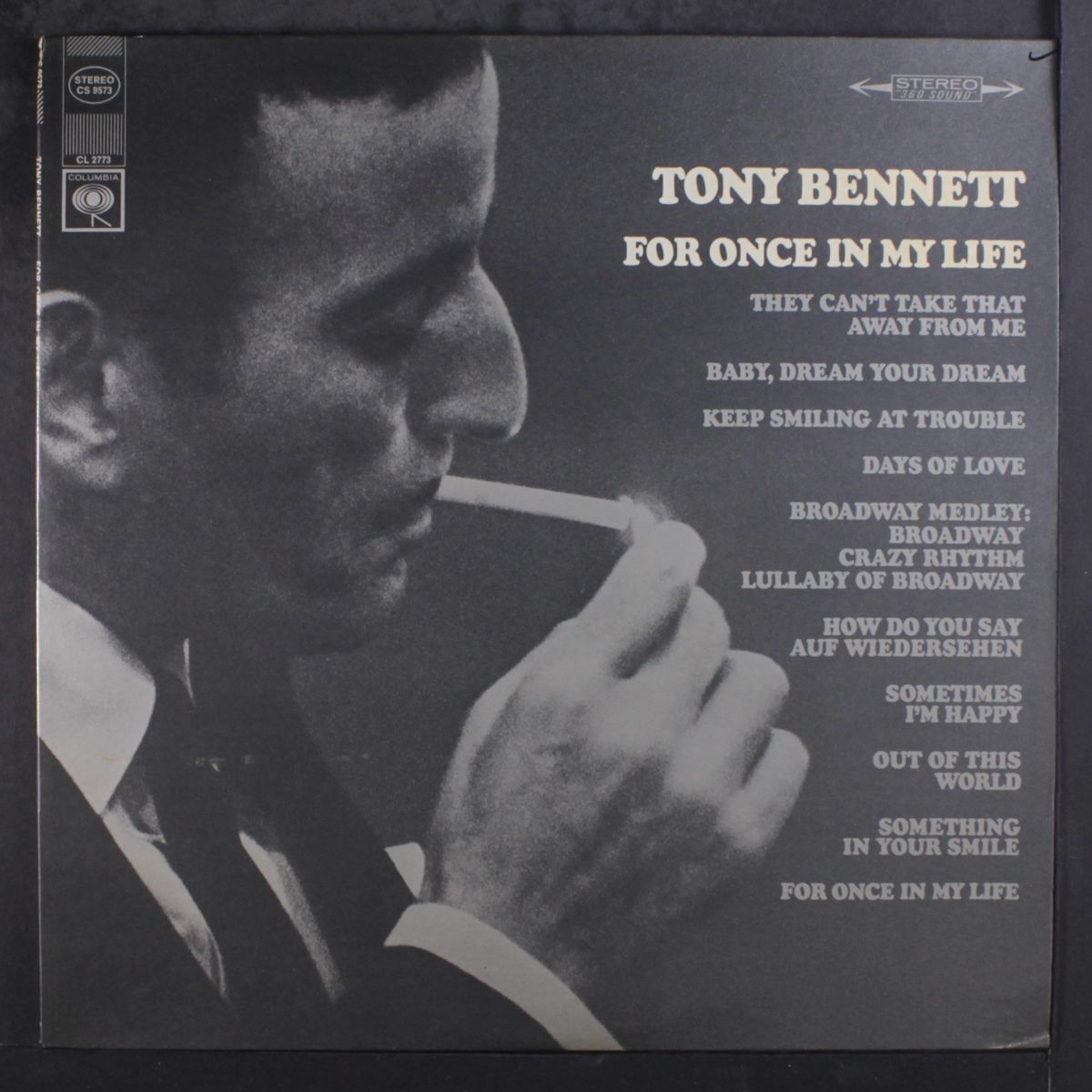 for once in my life by TONY BENNETT