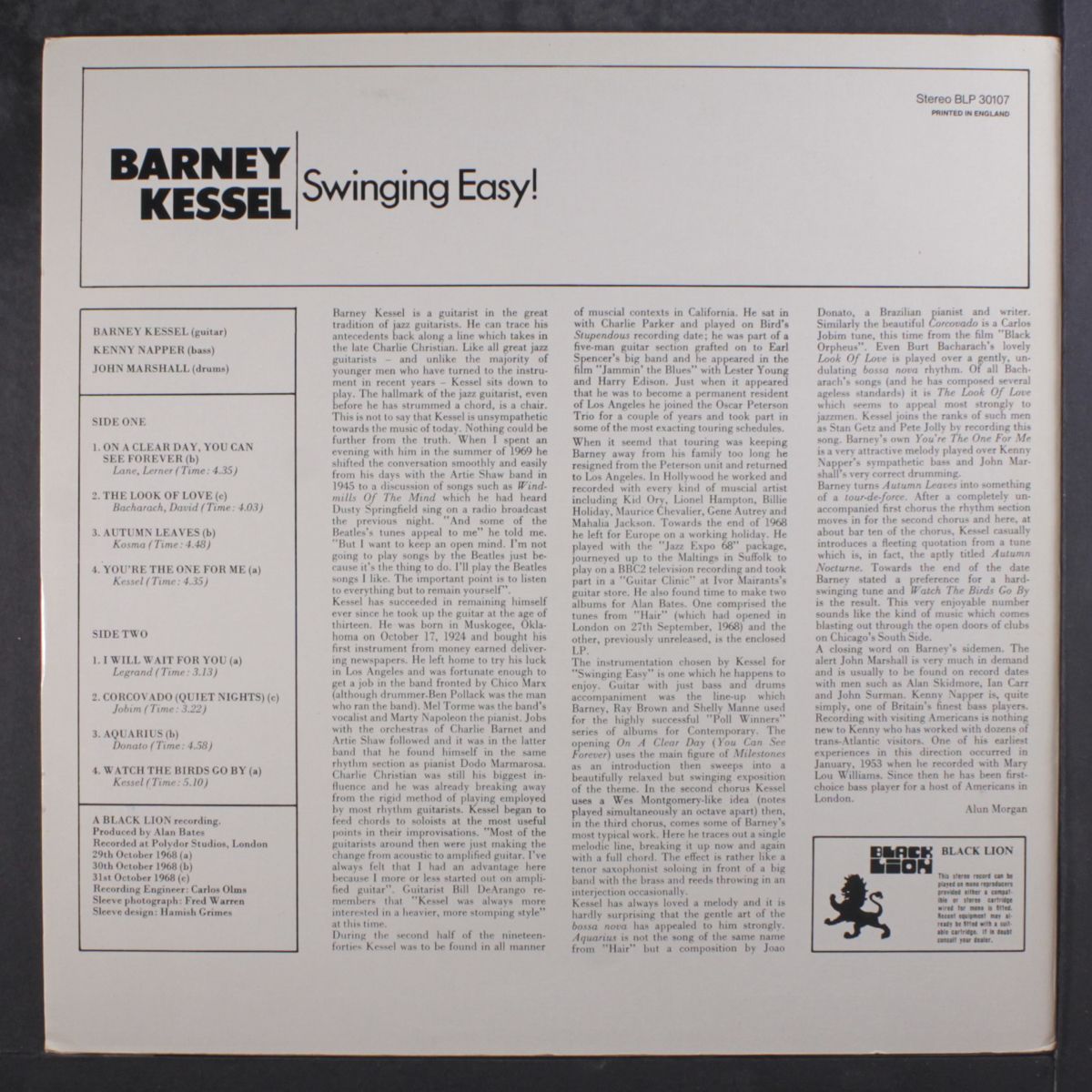 swinging easy! by BARNEY KESSEL