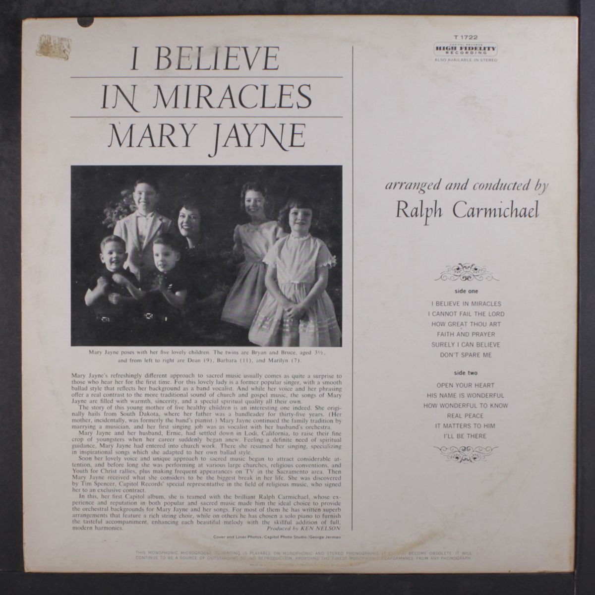 i believe in miracles by MARY JAYNE