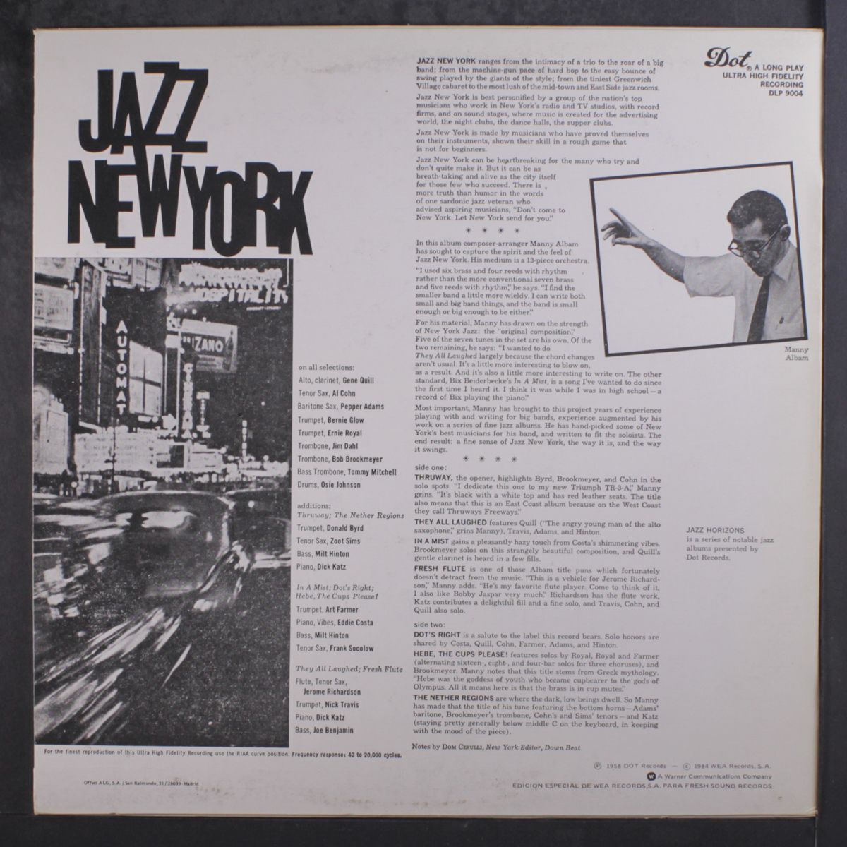jazz new york by MANNY ALBAM