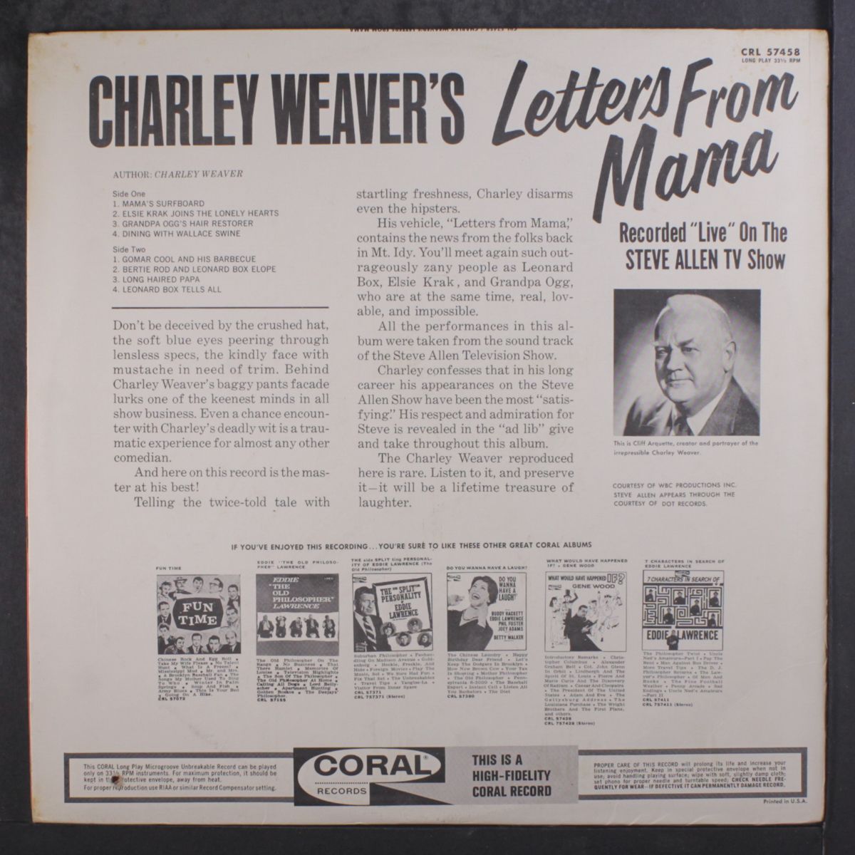 letters from mama by CHARLEY WEAVER