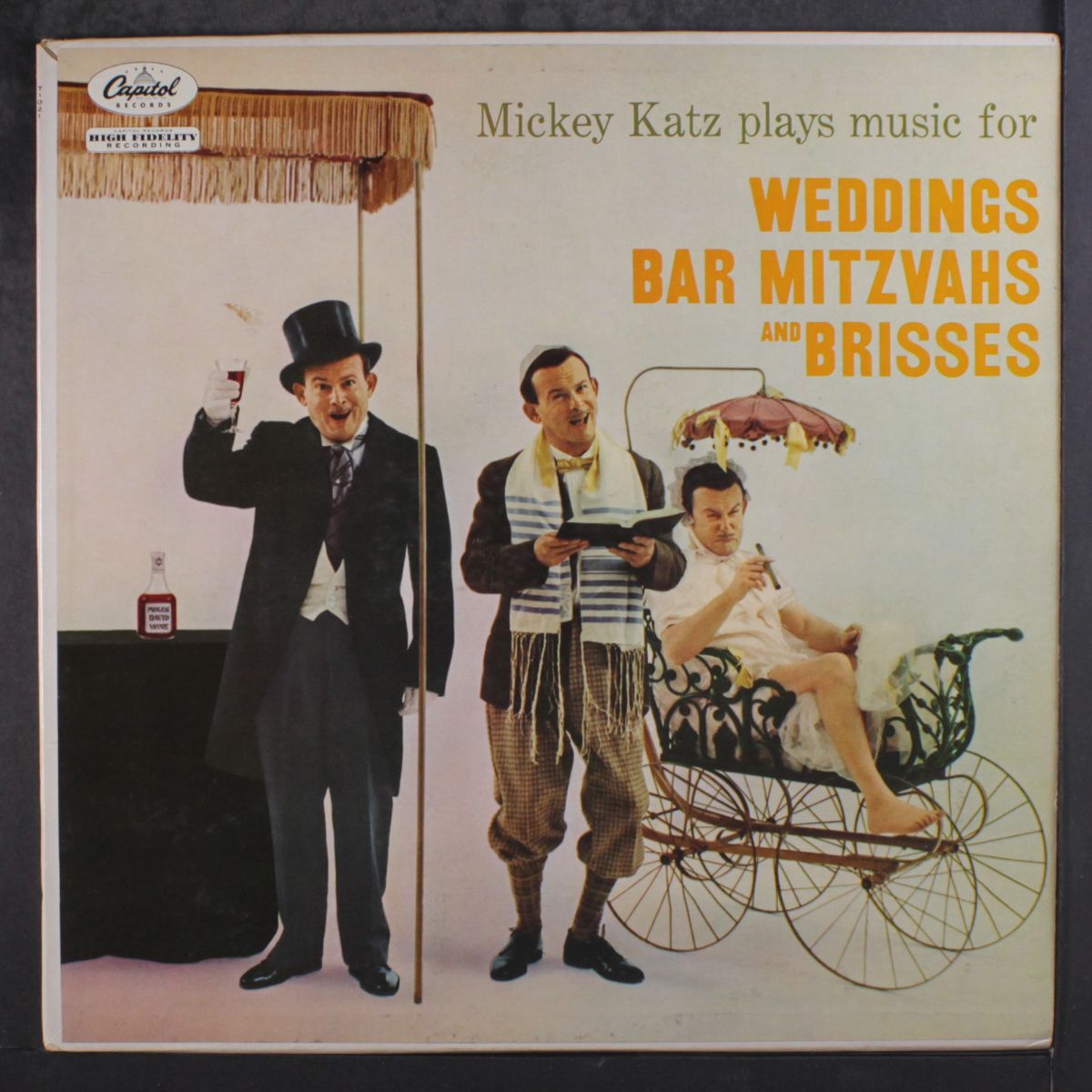 plays music for weddings, bar mitzvahs and brisses by MICKEY KATZ