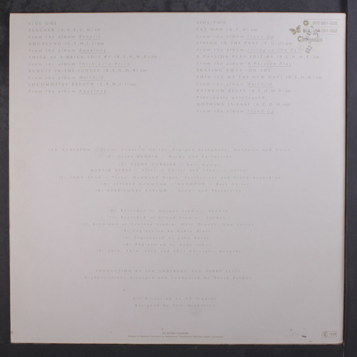 m.u. - the best of jethro tull by JETHRO TULL