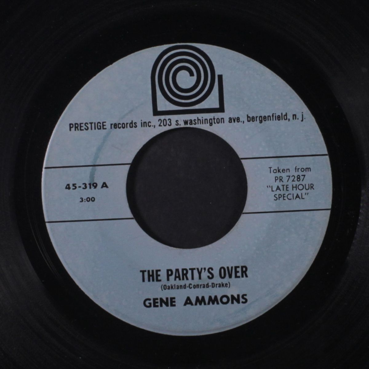 the party's over by GENE AMMONS
