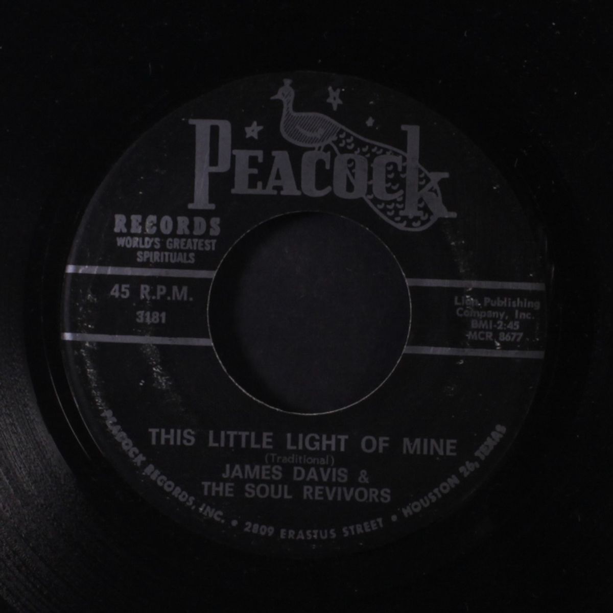 sing a song / this little light of mine by JAMES DAVIS & SOUL REVIVORS
