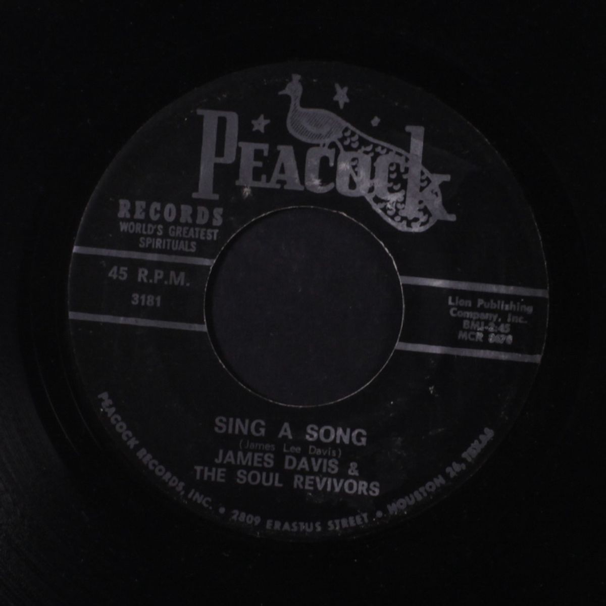 sing a song / this little light of mine by JAMES DAVIS & SOUL REVIVORS