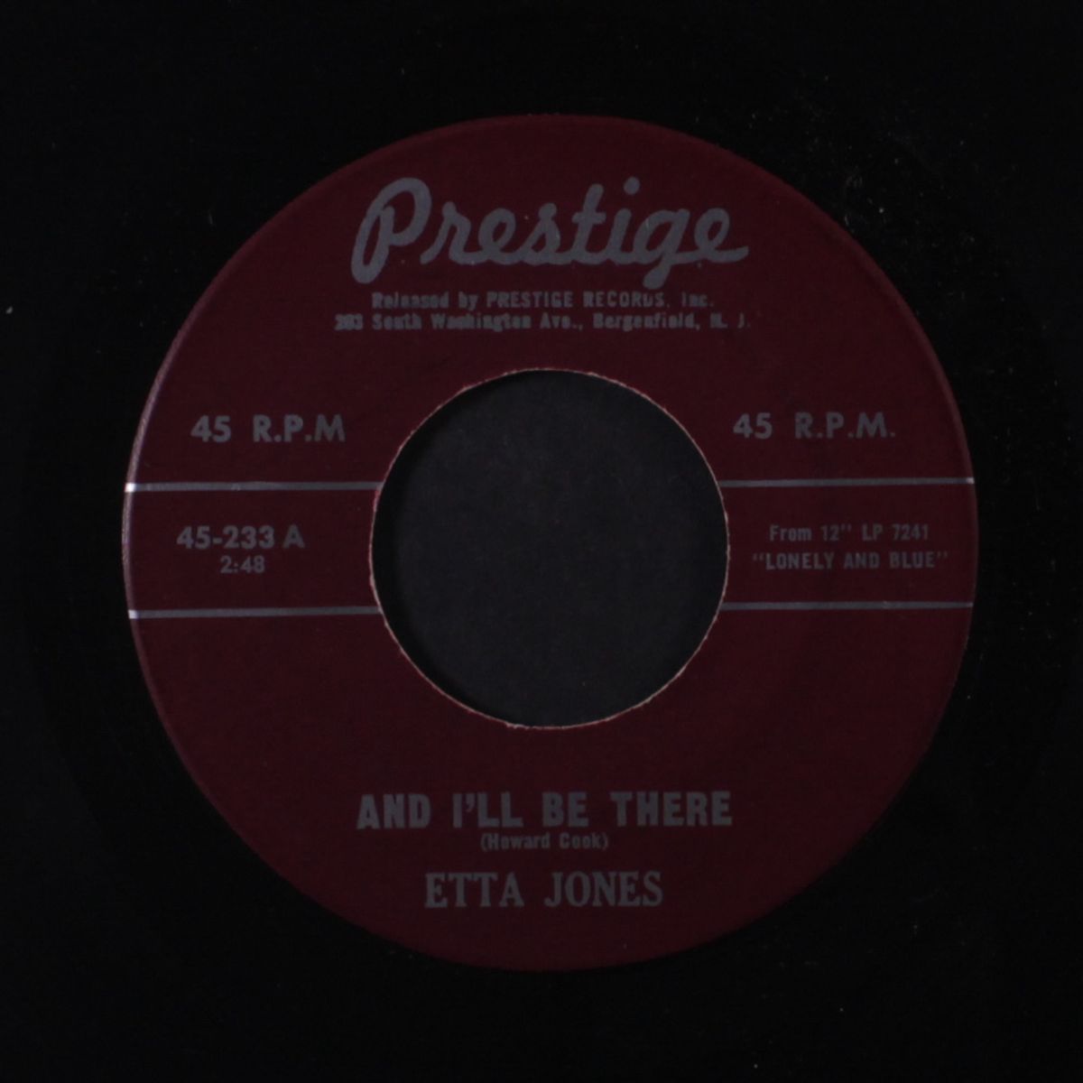 and i'll be there / in the dark by ETTA JONES