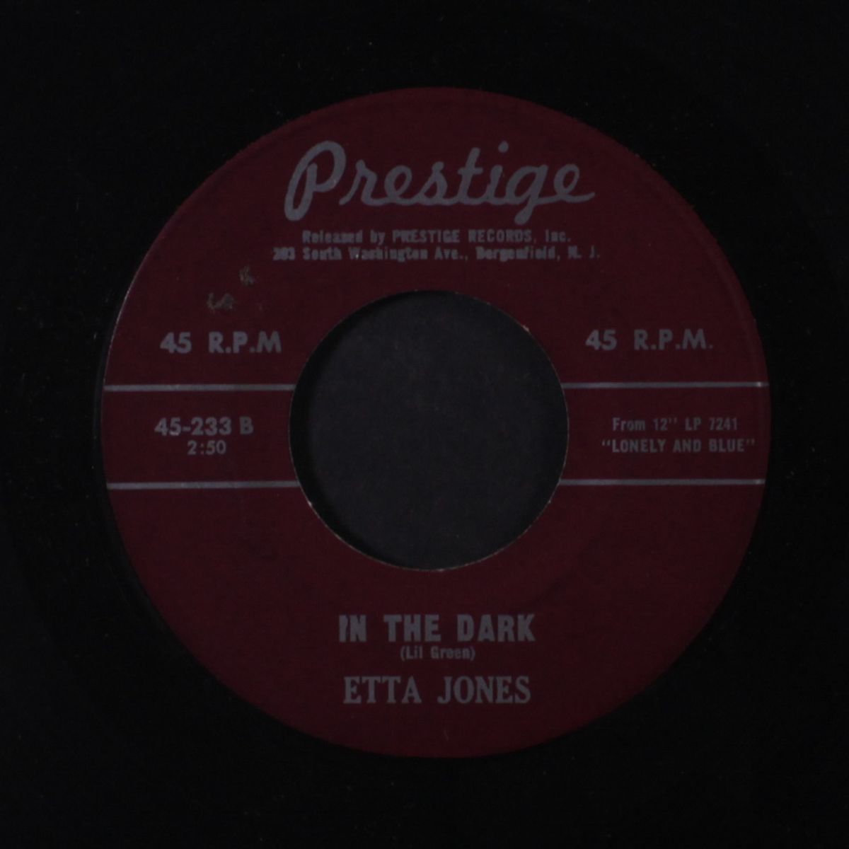 and i'll be there / in the dark by ETTA JONES