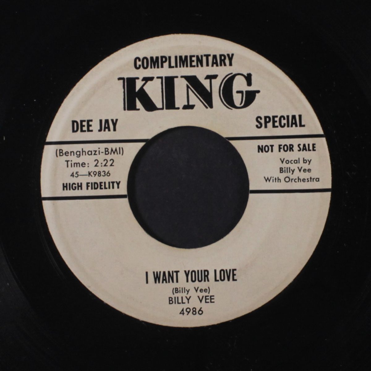 i want your love / don't wait too long by BILLY VEE