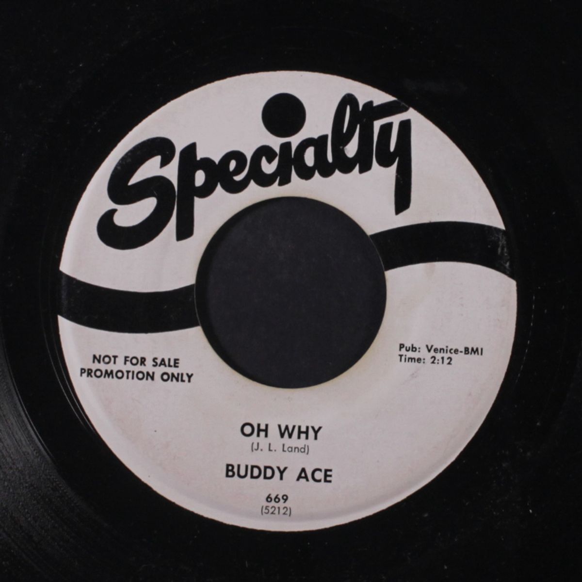 oh why / someone kind by BUDDY ACE