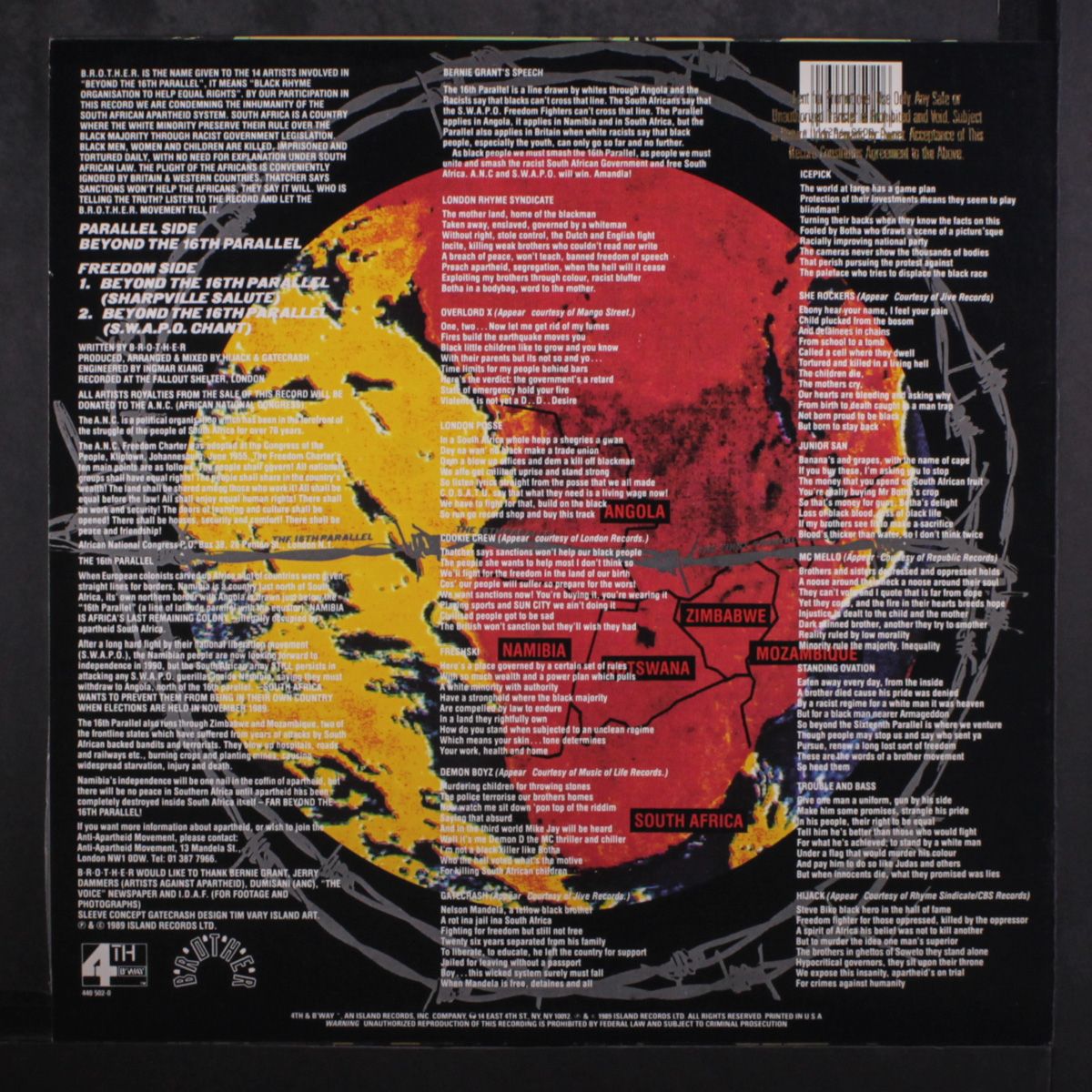 beyond the 16th parallel by B.R.O.T.H.E.R.