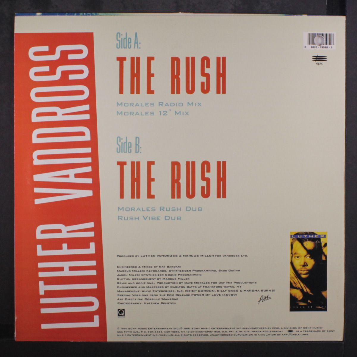 the rush by LUTHER VANDROSS