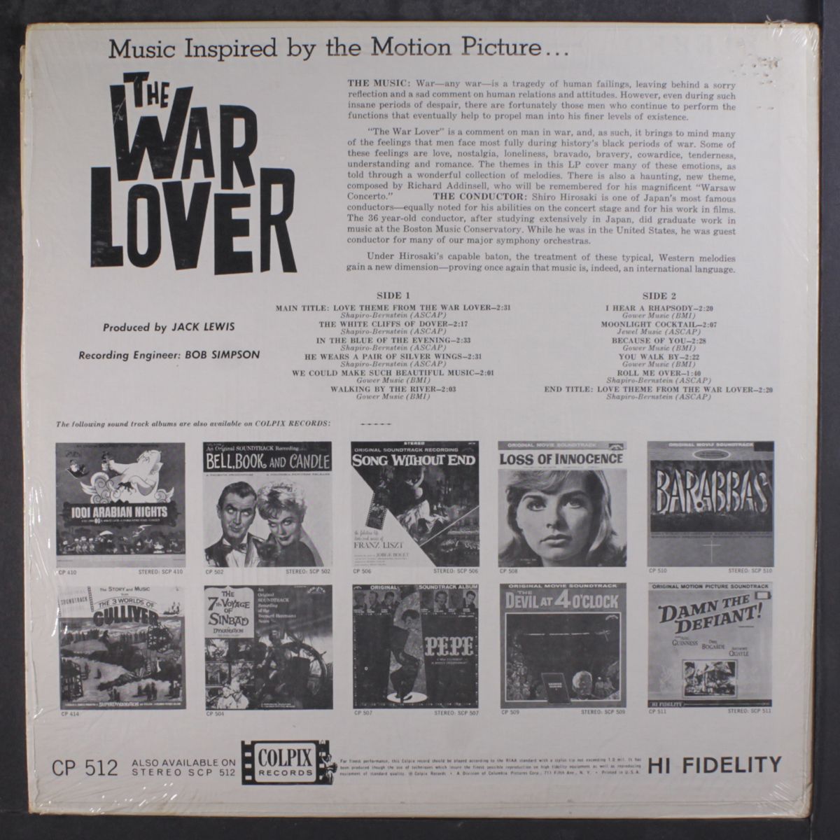 the war lover by SOUNDTRACK