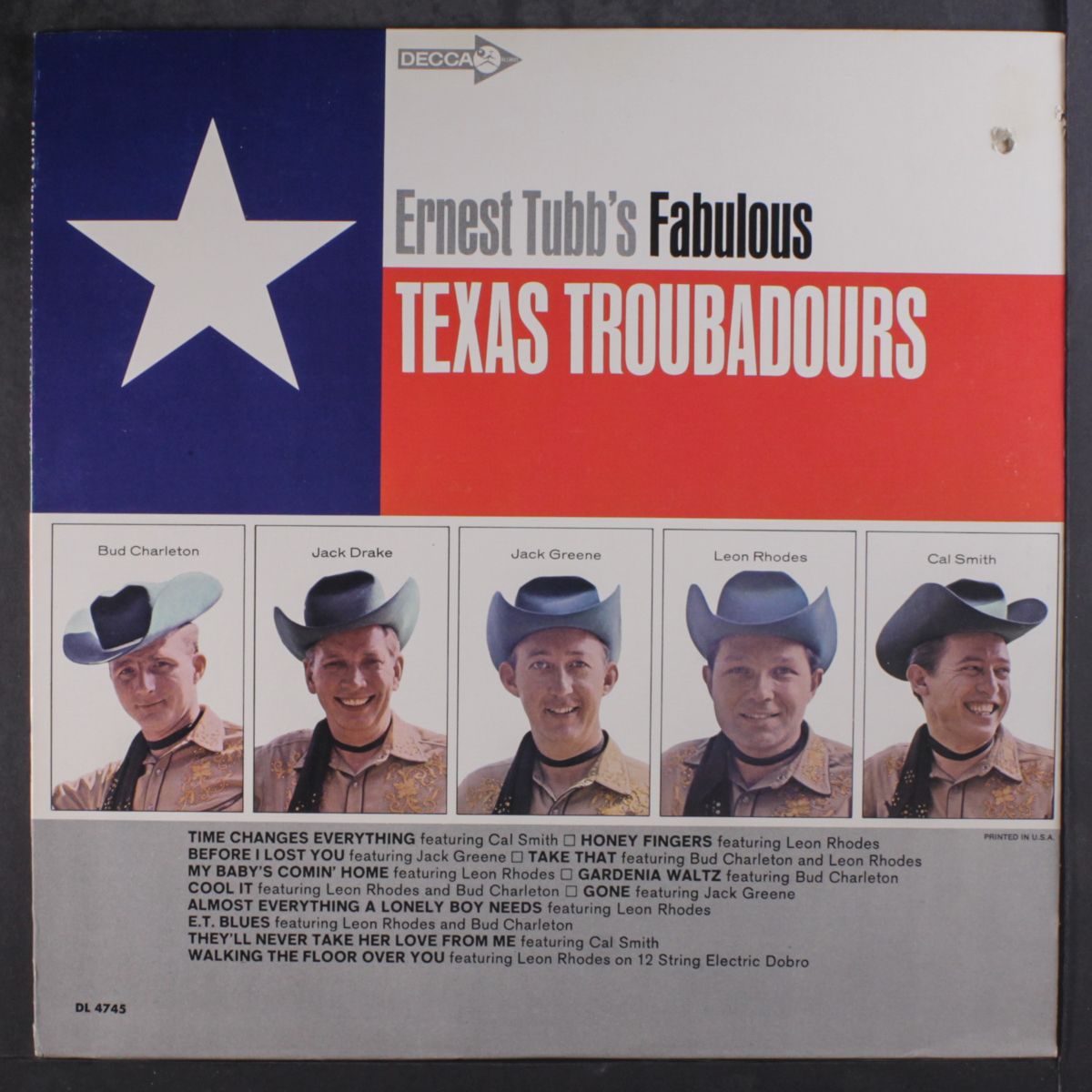 ernest tubb's fabulous texas troubadours by TEXAS TROUBADOURS
