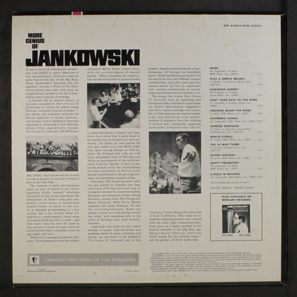 more genius of... by HORST JANKOWSKI