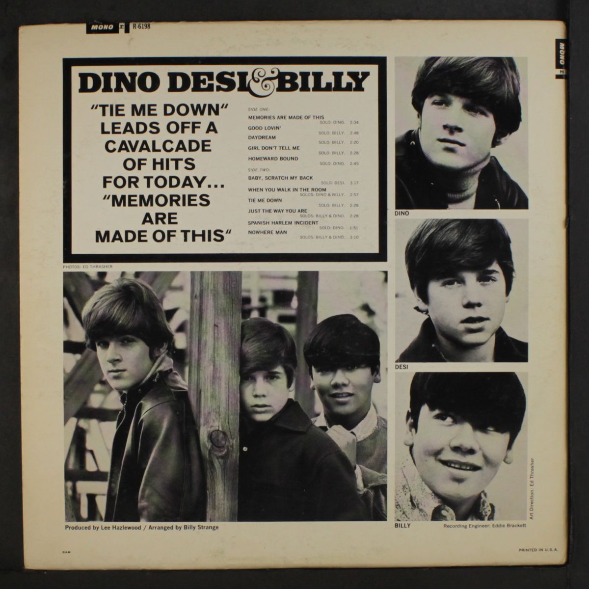 memories are made of this by DINO, DESI & BILLY