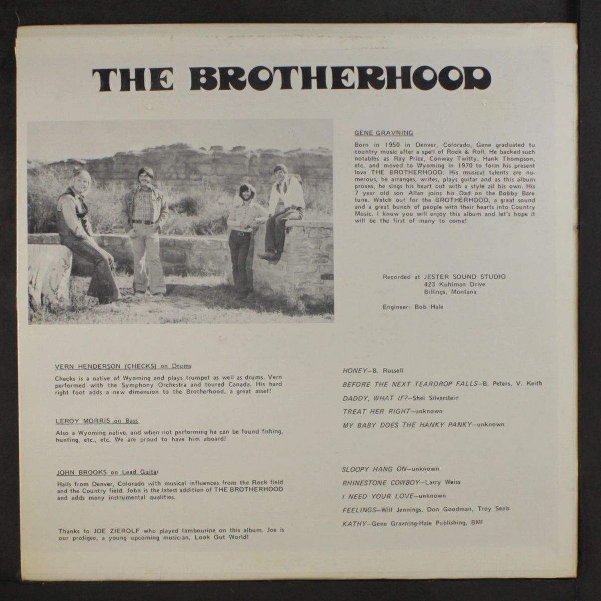 featuring gene graving by BROTHERHOOD