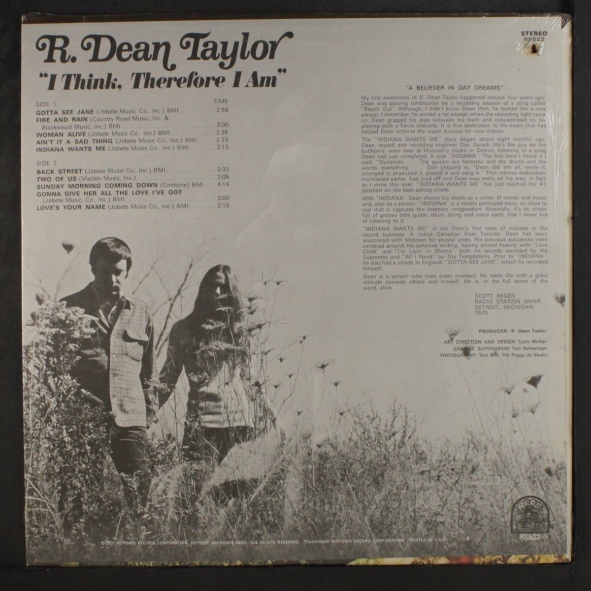 i think therefore i am by R. DEAN TAYLOR