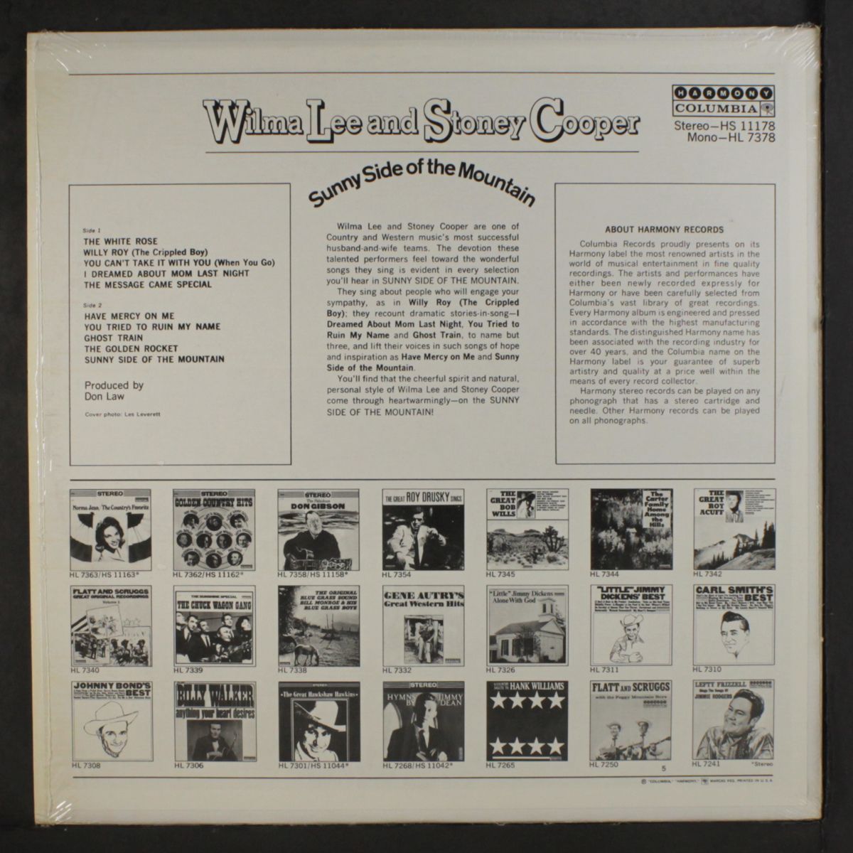 sunny side of the mountain by WILMA LEE & STONEY COOPER