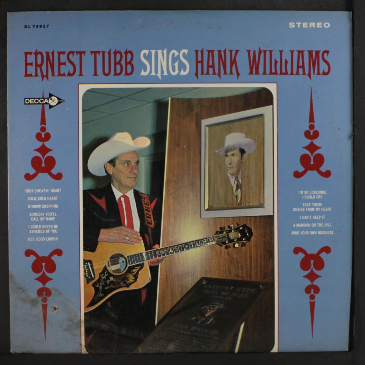 sings hank williams by ERNEST TUBB