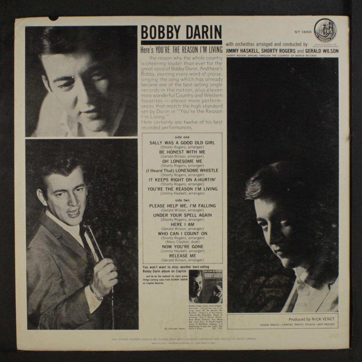 you're the reason i'm living by BOBBY DARIN