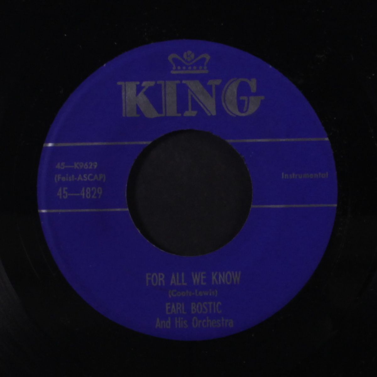 beyond the blue horizon / for all we know by EARL BOSTIC