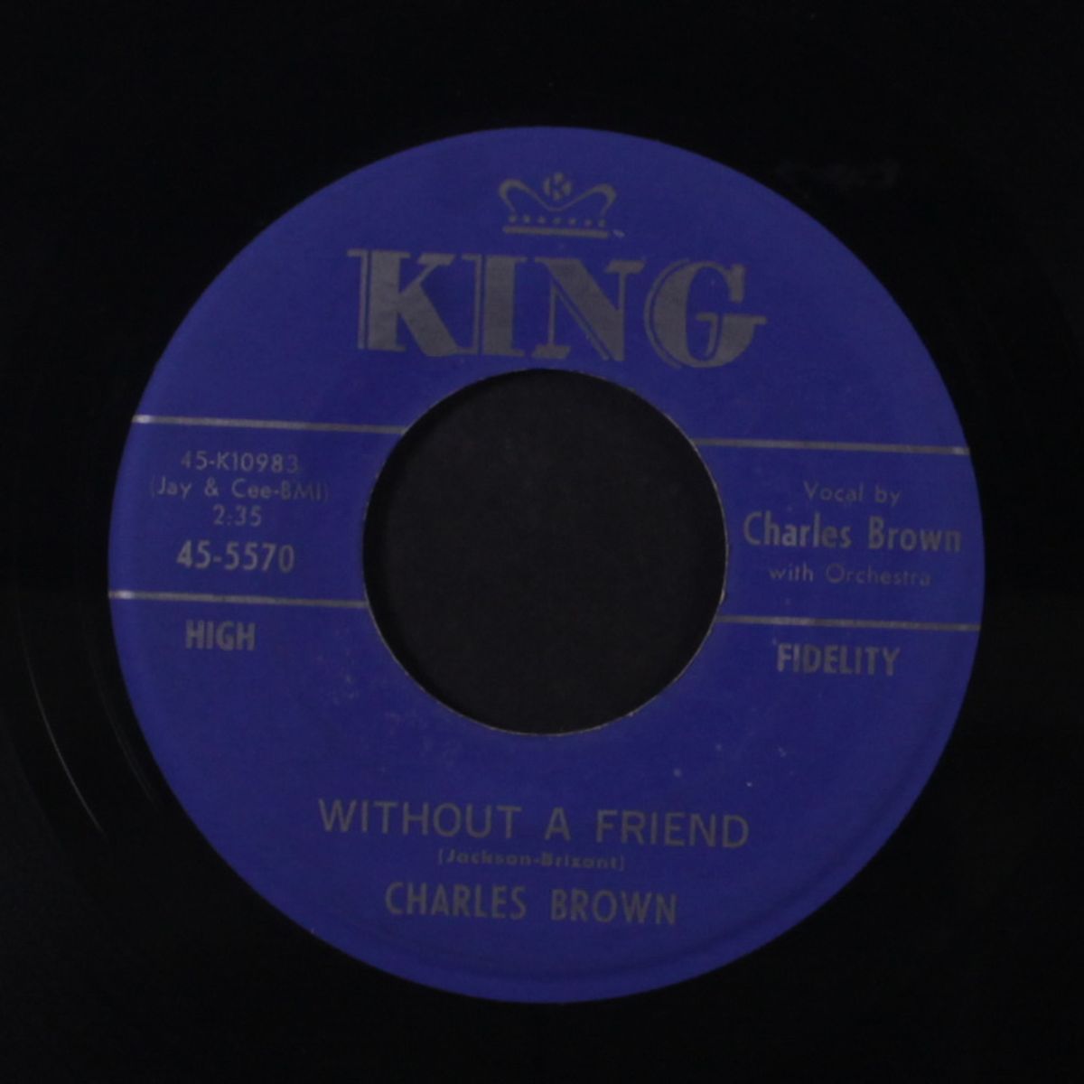 without a friend / if you play with cats by CHARLES BROWN