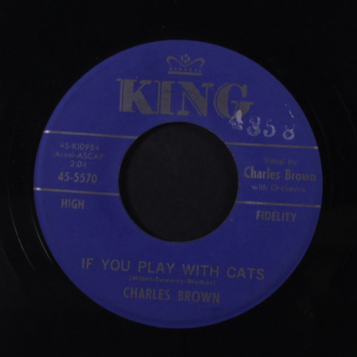 without a friend / if you play with cats by CHARLES BROWN