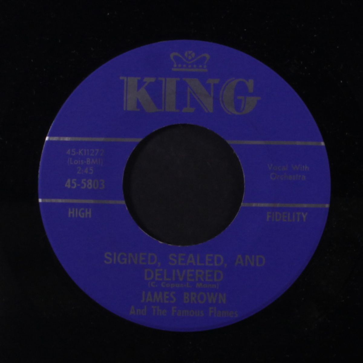 signed, sealed, and delivered by JAMES BROWN
