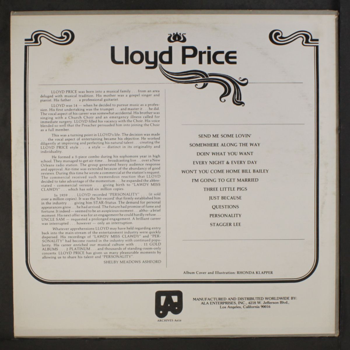 lloyd price by LLOYD PRICE